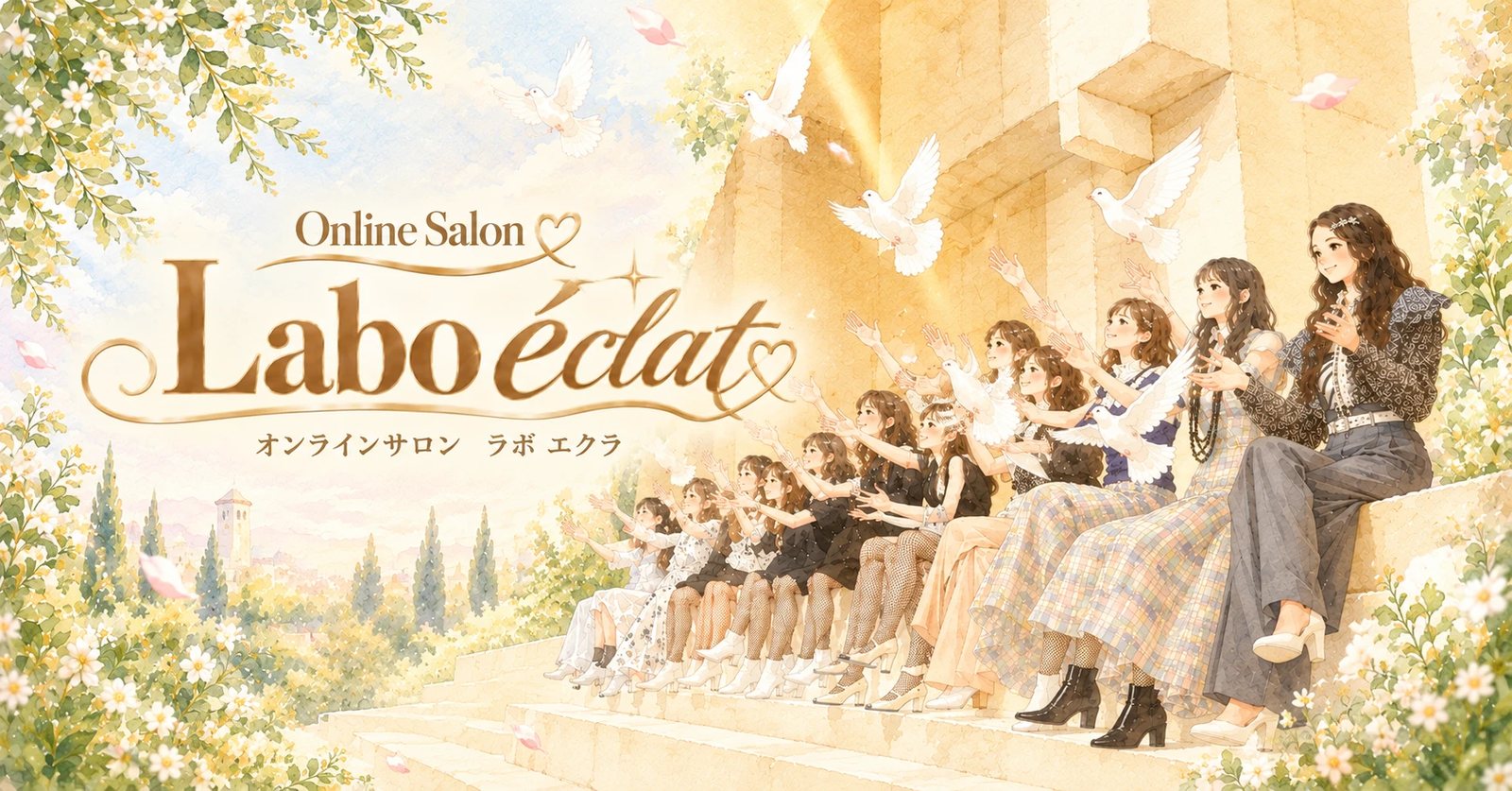 Online Salon Labo éclat ── 心・身体・思考を整える 大人女性のためのオンラインサロン